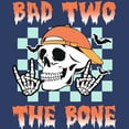 thumbnail image 2 of Bad Two The Bone 2nd Birthday Boy Shirt – NH2 Creative Cool Skull Toddler Birthday Outfit for 2 Year Old Boy, 2 of 4