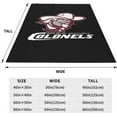 thumbnail image 5 of Eastern Kentucky University Blanket Large Luxury Fleece Soft Anti-Static Anti-Pilling Flannel Bed Blanket, 5 of 6