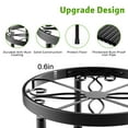 thumbnail image 4 of 5-Pack Metal Plant Stand for Indoor Outdoor, Heavy Duty Flower Pot Stands for Multiple Plant, Anti-Rust Iron Plant Pot Shelf for Patio Balcony Garden Home Decor, 4 of 7