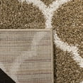 thumbnail image 4 of SAFAVIEH New York Shag SG168A Dark Beige / Ivory Rug, 4 of 6