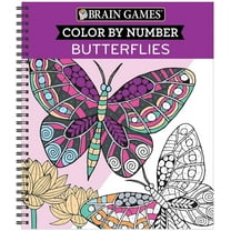 Color by Number: Butterflies (Hardcover)