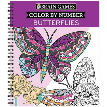 Color by Number: Butterflies (Hardcover)