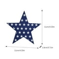 thumbnail image 3 of Summercome 4th of July Star Tiered Tray Decor, 3 Pcs Independence Day Table Wooden Decoration, Patriotic American Flag Theme Stars Decor, Standing Decorative Ornaments for Memorial Day Home Office, 3 of 9