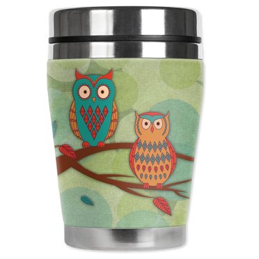 Mugzie Wolf Travel Mug - 16oz Insulated Neoprene Covered Coffee Cup