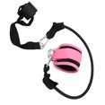 thumbnail image 5 of Juego de correas para el tobillo, doble anillo en D de metal, correa para el tobillo para ejercicios de piernas, glúteos y núcleo, juego rosa, 5 of 5