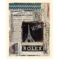 thumbnail image 2 of Sigrid, M. 26x31 Black Ornate Wood Framed with Double Matting Museum Art Print Titled - A lheure de Paris, 2 of 4
