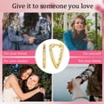 thumbnail image 5 of MULA Original 925 Sterling Silver Large Hoop Earrings Heart Starry Sky 5A Zircon for Women Jewelry Gift, 5 of 5