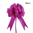 thumbnail image 2 of tredstone 30 Pieces 3x120cm Wedding Pull Bow Ribbons Flower Gifts Wrapping Party Matte rose red, 2 of 6