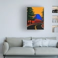 thumbnail image 2 of Trademark Fine Art Rosi Feist Clacier Road With Half Dome Canvas Wall Art, 2 of 4