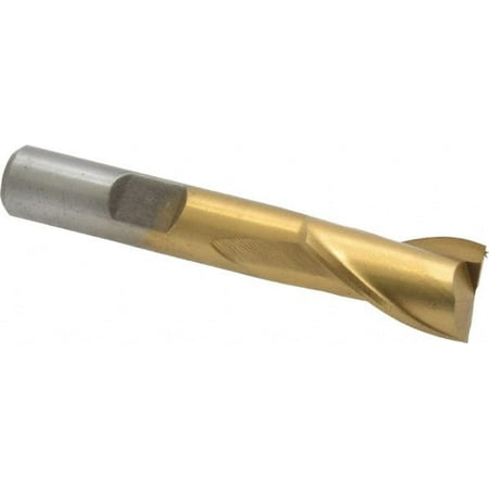 

Value Collection 1/2 13/16 LOC 3/8 Shank Diam 2-1/2 OAL 2 Flute High Speed Steel Square End Mill