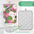 thumbnail image 6 of Yayeee Pot Holders Kitchen Heat Resistant with Pocket 7"x9.8" Cotton Oven Cooking Hot Pads, White Flowers, 6 of 7