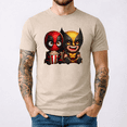 thumbnail image 1 of Deadpool et Wolverine comme les Enfants Aiment les Films T-shirt Unisexe H2005 07, 1 of 4