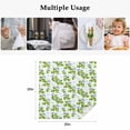 thumbnail image 5 of Green Lemons Cloth Napkins, Summer Watercolor Blue Bows Fruits Washable and Reusable Dinner Napkins Set of 6, Table Napkin for Kitchen Party Birthday Wedding Hotel Housewarming 20"x20", 5 of 9