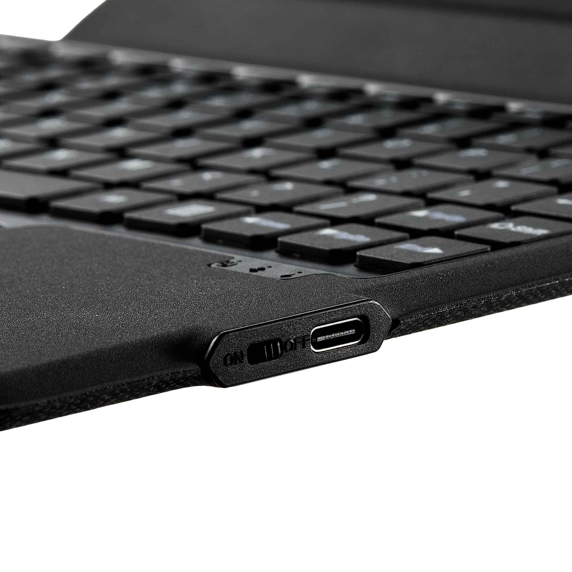 onn 13.2" Keyboard Folio Tablet Pro Case, Black
