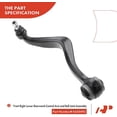 thumbnail image 4 of A-Premium 10Pcs Front Suspension Kit Upper Lower Control Arm and Ball Joint Assembly Tie Rod End Sway Bar Link Compatible with Ford Fusion Lincoln MKZ Mercury Milan 2007-2009, 4 of 9