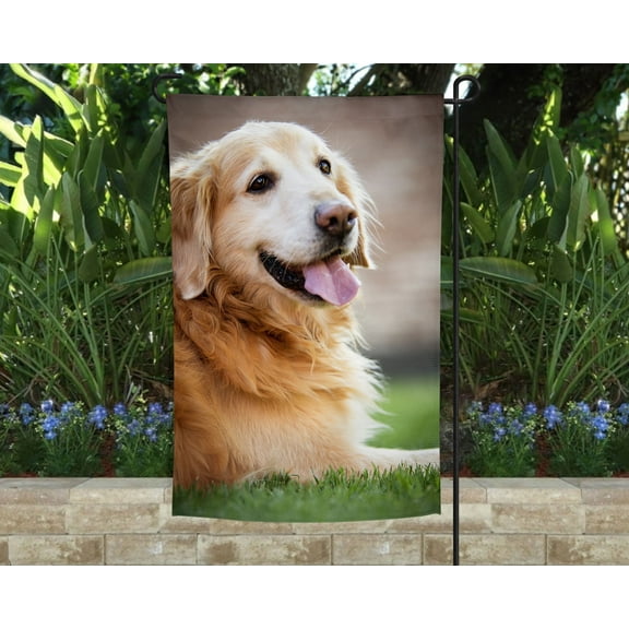 Golden Retriever Garden Flag