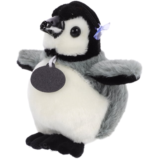 Pingüino de peluche para niños, juguete de peluche de dibujos animados, muñeco de peluche