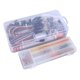 thumbnail image 5 of Kit de componentes electrónicos con cable puente para circuito de bricolaje con módulo de fuente de alimentación y placa de pruebas de 830 puntos de conexión, 5 of 15