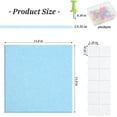 thumbnail image 2 of 12 Pack Large Cork Board Topboutique Felt Board Tiles Soundproof Wall Tiles with Self Adhesive Stickers & Pushpins Bulletin Board Wall Tiles Pin Boards for Home Office, 12" x 12", Blue, 2 of 8