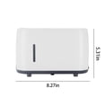 thumbnail image 3 of Clearance Home Appliances, Colorful Flame Diffuser,110V Humidifier, Portable-Noiseless Aroma Diffuser for Home, Office or Yoga Oil Diffuser with Remote Control, Home and Kitchen Gadgets, White-L, 3 of 7