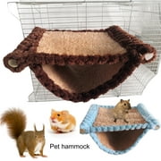 Waroomhouse Hamster Nest Durable Flexible Disassembly Comfortable Wear-resistant Lightweight Rest Flannel Hanging Platform Hamster Bed for Relaxing