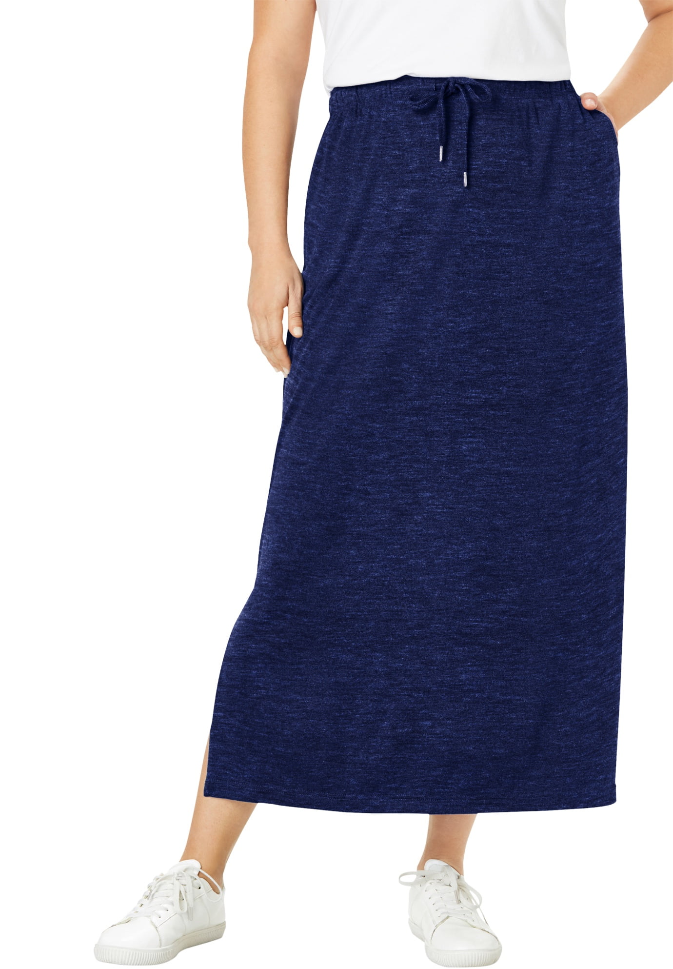 plus size petite maxi skirt