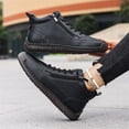 thumbnail image 4 of KEVCHE Womens Casual Shoes Wide Width Lace-Up Sneakers Lightweight Walking Fashion Shoes Slip-On Flats Shoes with Side Zipper Women's Fashion Plus-Size Zipper Casual Round-Toe Loafers, 4 of 5