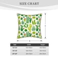 thumbnail image 4 of Kll Cactus Decorative Throw Pillow Covers Velvet Soft For Couch Sofa Bedroom Living Room Outdoor -18"X18", 4 of 8
