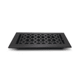 thumbnail image 2 of Prima Decorative Hardware Floor Vent Cover 4 x 10 VR 100 with Damper, Tudor Mushroom Design Cast Aluminum Floor Register, Powder Coated, Outer Size 6 x 12 inch, 2 of 8