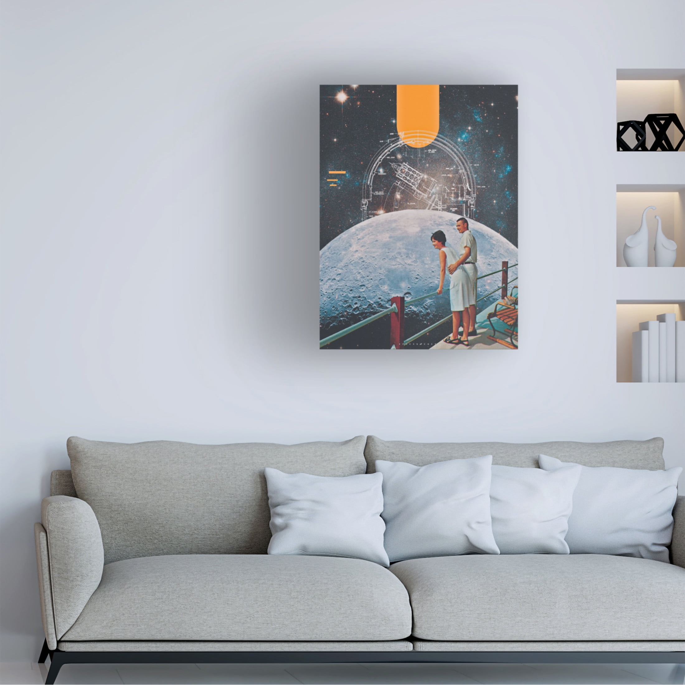 Trademark Fine Art spacerocket art 163 Canvas Wall Art