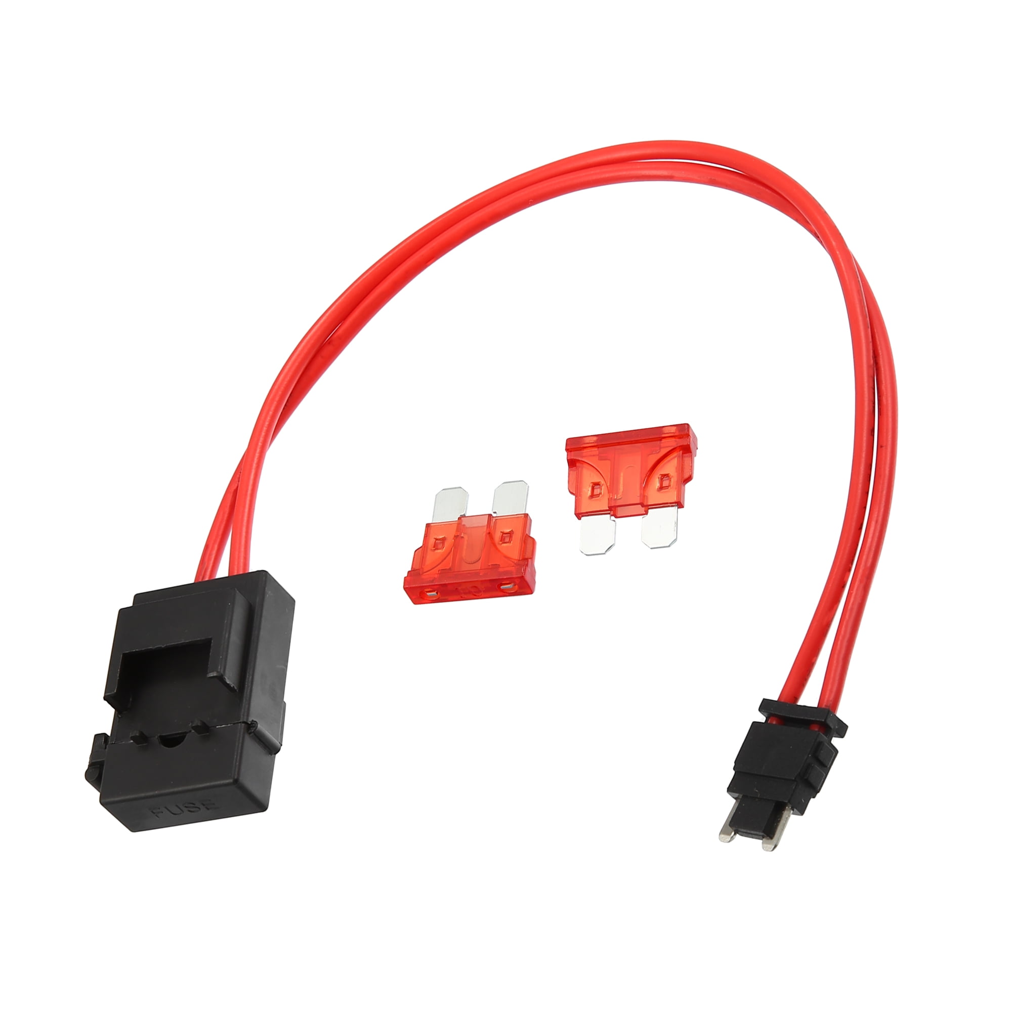 32V Low Profile Mini Fuse Adapter Tap Fuse Kit with 2pcs 10A Blade