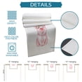 thumbnail image 7 of Table Runner Dresser Scarves 72 Inch Long, Spring Cute Pink Pig and Flowers Wreath Linen Dining Table Runners Farm Animals on White Tabletop Scarf for Wedding Holiday Party Kitchen, 7 of 7