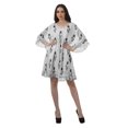 thumbnail image 2 of Moomaya Robe d'Été pour Femmes, Grande Taille, Kimono Aguichant Imprimé, Mini-Robe, 2 of 6