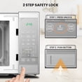 thumbnail image 5 of Total Chef Countertop Microwave Oven, 900W, 0.9 Cu Ft, Stainless Steel, 5 of 5