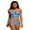 Light Sky Blue, variant on Charmo Women Bikini Sets Cutout O-Ring Swimsuit High Cut 2 Piece Bathing Suit