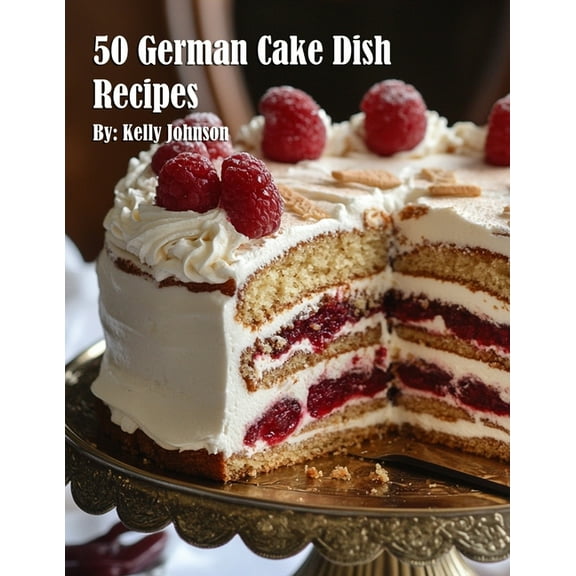 50 German Cake Dish Recipes, (Paperback)