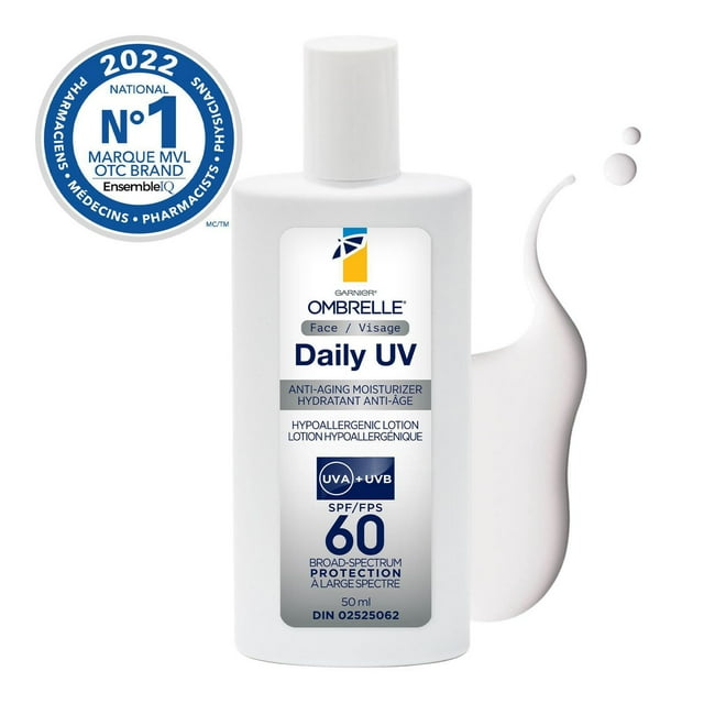 Ombrelle Daily UV Anti-Aging Face Sunscreen SPF 60, 50ml