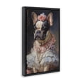 thumbnail image 3 of Stupell Industries Regal Frenchie Victorian Era Black Framed Floater Canvas Wall Art design by Wumples, 25 x 17, 3 of 9