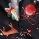 thumbnail image 5 of Vestido de verano para mujer, sin mangas, con cuello halter, estampado navideño vintage, para fiestas Fridja  hjkh279, 5 of 5