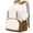 Khaki_03, variant on Large‑Capacity Lightweight Water Resistant Student Backpack, College Bookbag with Air‑Permeable Padded Shoulder Straps Plus Coin Purse Khaki
