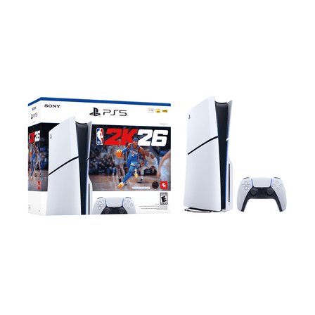 PlayStation 5 Disc Console Slim with NBA 2K26