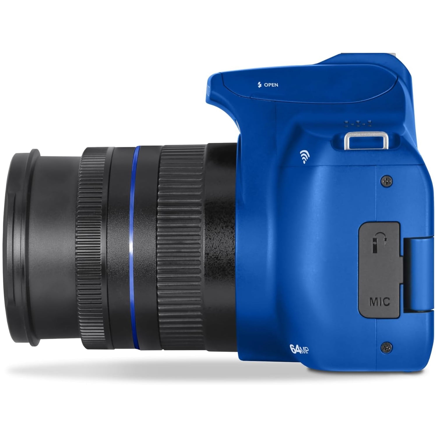 Minolta 64MP Auto Focus Digital Camera 10x Optical Zoom, 4K Ultra HD Video (Blue)