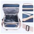 thumbnail image 3 of Unique Bargains Reusable Lunch Bag Insulated Lunch Bag Leakproof Lunch Box Navy Blue, 3 of 6