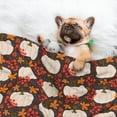 thumbnail image 3 of Disketp Autumn White Pumpkin Dog Blanket/Bed Cover for Dogs and Cats,Puppy Essentials-Small, 3 of 8