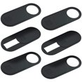 thumbnail image 1 of Webcam Camera Cover Slide 0.028-Inch Ultra-Thin Webcam Cover Blocker for MacBook, iMac, Laptop, Desktop, Pc, iPad, iPhone, Smartphone Protect Your Visual Privacy and Security (Black - 6 Pack), 1 of 1