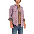 thumbnail image 2 of Camisa Vaquera Wrangler Hombre Manga Larga G19 cafe EEG, 2 of 6