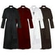 thumbnail image 2 of Ropa de cosplay de sacerdote de color sólido Ropa de cosplay retro medieval de sacerdote de Halloween, 2 of 5