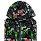 thumbnail image 3 of Minecraft - Pijama Con estampado para Niños/Niñas (Negro, Verde), 3 of 6
