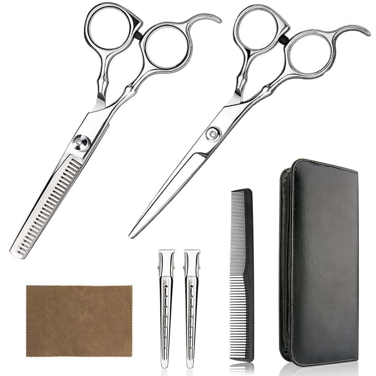 Pinkiou Hair Cutting Scissors,Stainless Steel Hair Scissors