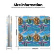 thumbnail image 3 of Uemuo Little Sea Turtles Print Compact Portable Pocket Makeup Mirror - Leather Cover, Elegant Travel Cosmetic Mirror for Purse, Pocket, and Handbag-Square, 3 of 9